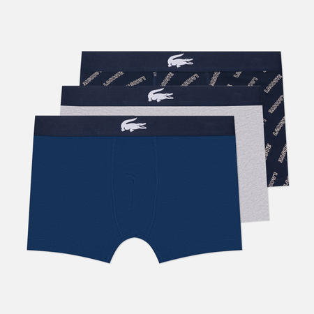 Комплект мужских трусов Lacoste Underwear Boxer Briefs 3-Pack, цвет комбинированный, размер XL