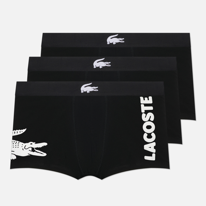 Комплект мужских трусов Lacoste 3-Pack Stretch Cotton Trunks