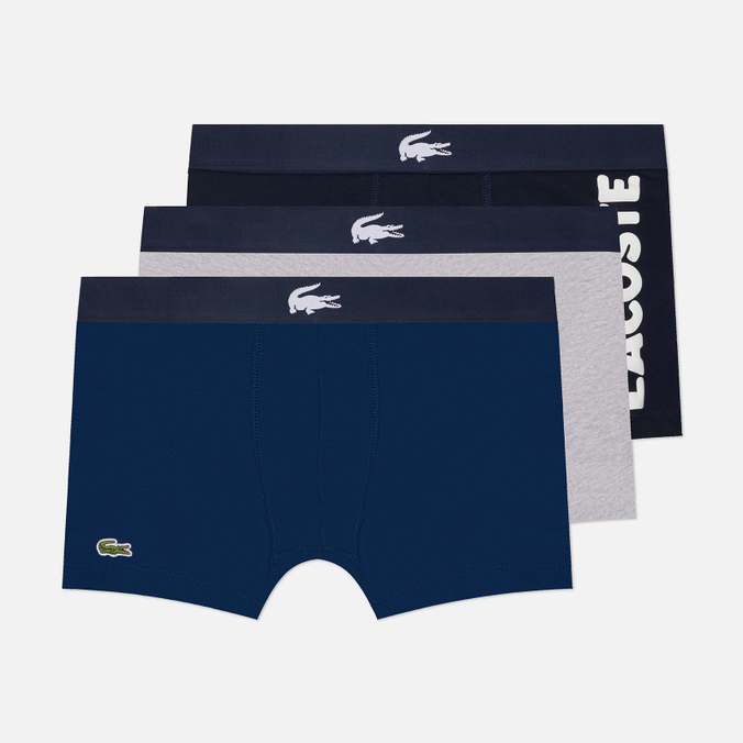 Комплект мужских трусов Lacoste 3-Pack Stretch Cotton Trunks