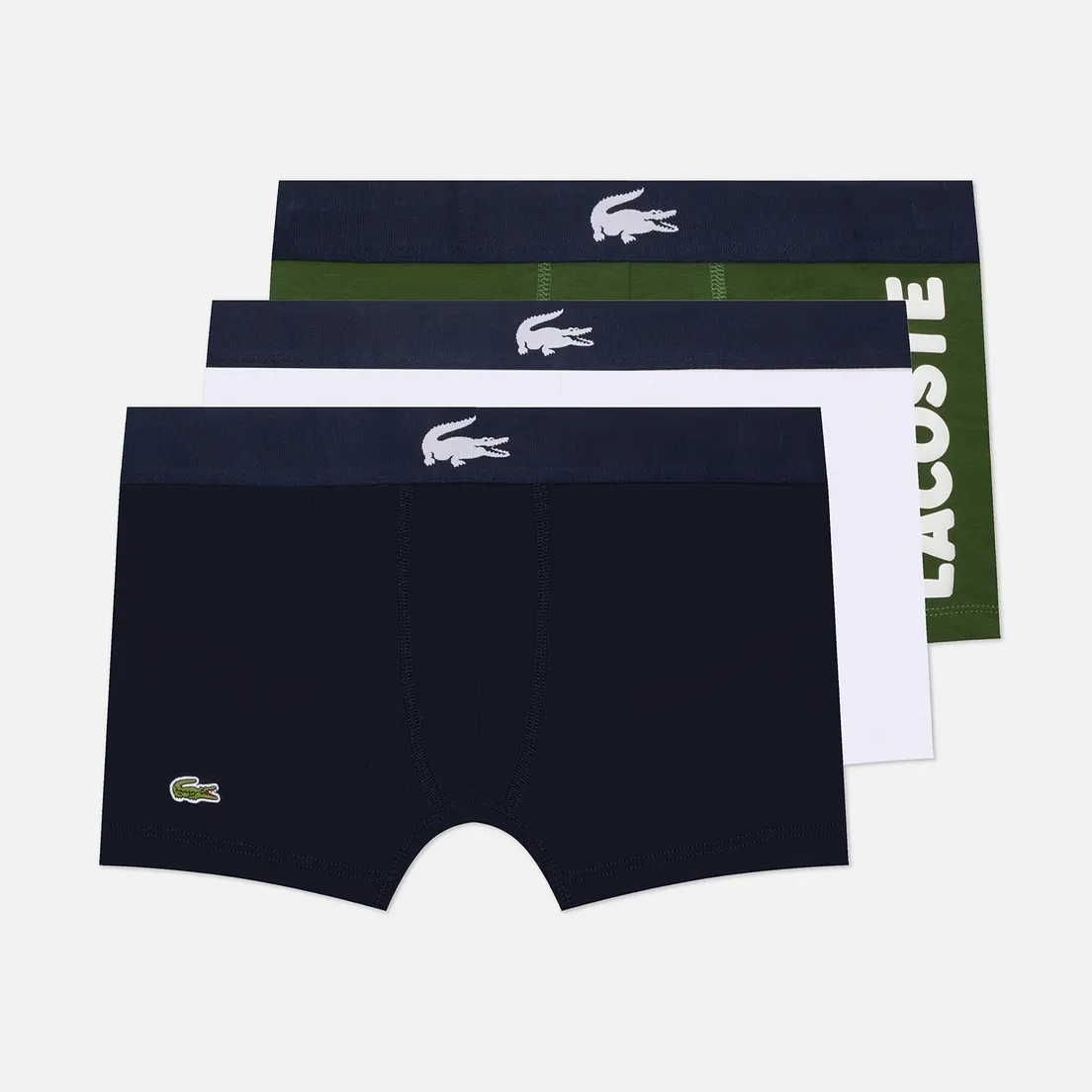 Lacoste Underwear Комплект мужских трусов 3-Pack Stretch Cotton Trunks