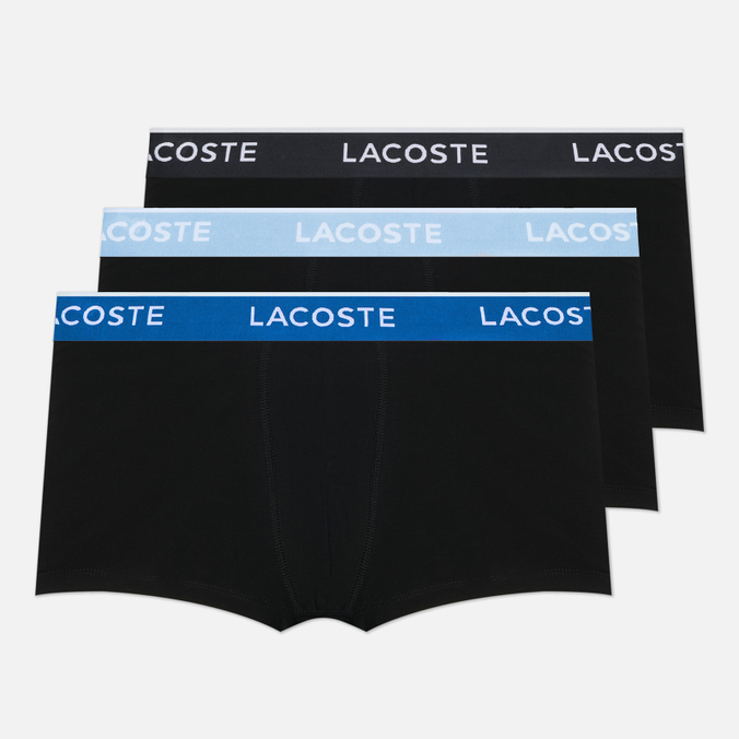 Комплект мужских трусов Lacoste 3-Pack Stretch Cotton Trunks