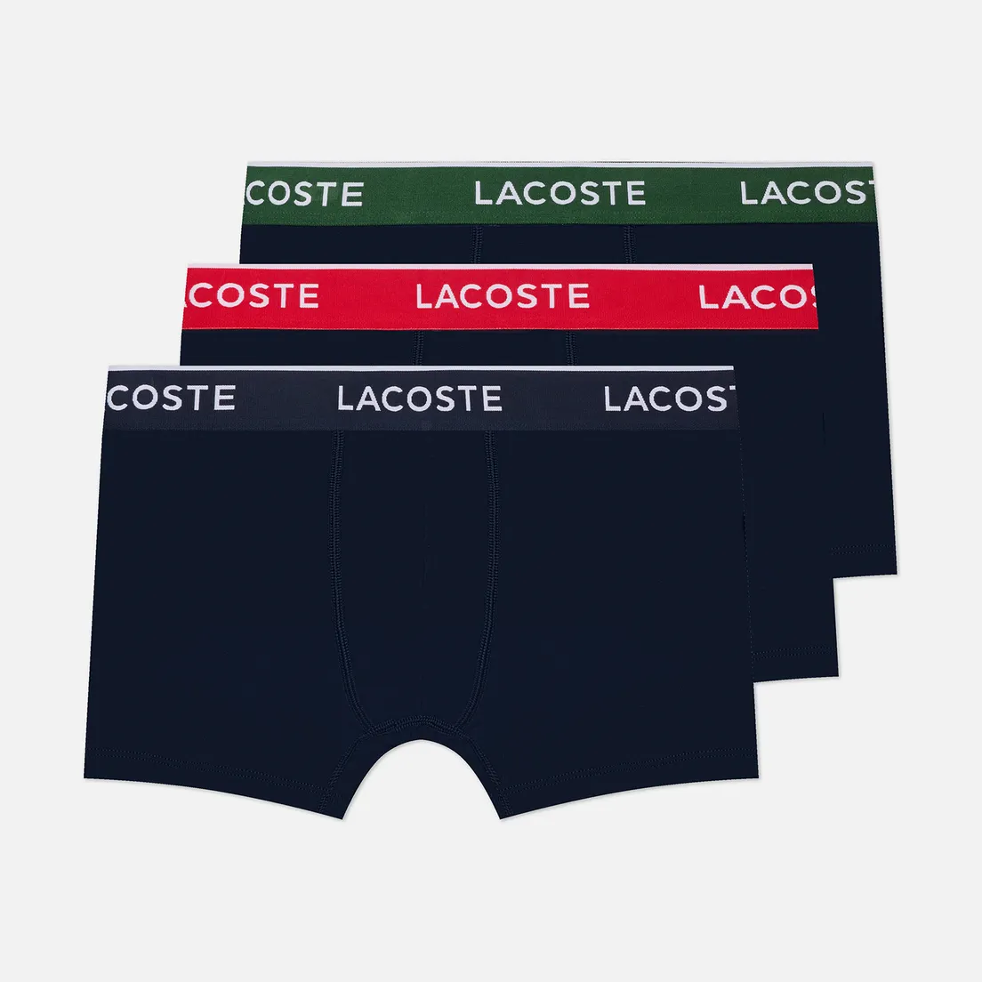 Lacoste Underwear Комплект мужских трусов 3-Pack Stretch Cotton Trunks