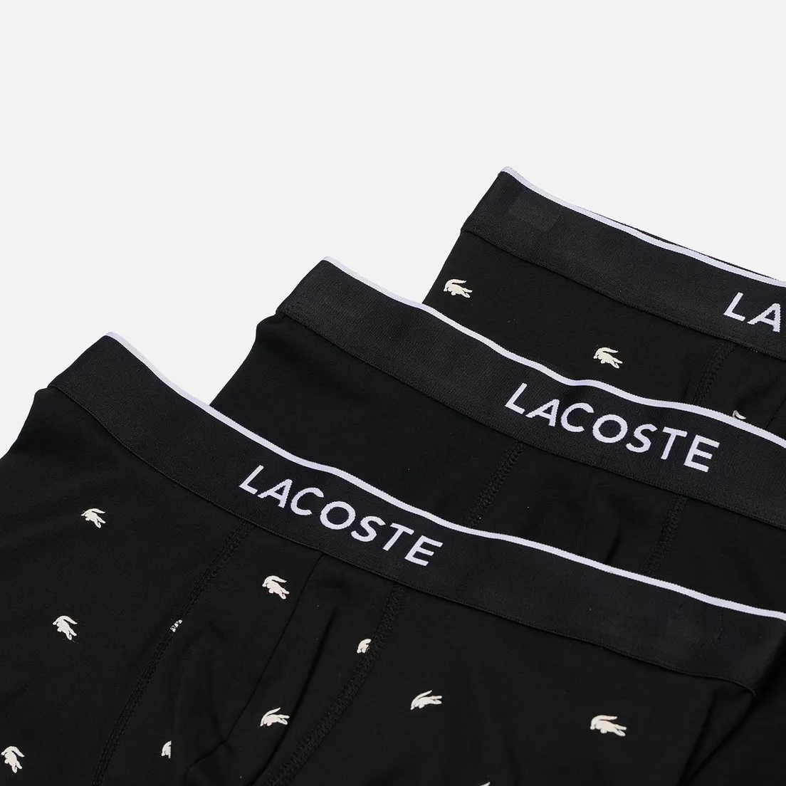 Lacoste Underwear Комплект мужских трусов 3-Pack Printed Stretch Trunks