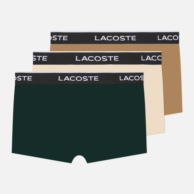 Комплект мужских трусов Lacoste Underwear Trunks 3-Pack