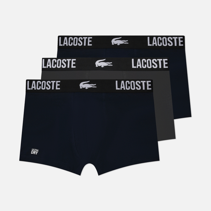 Комплект мужских трусов Lacoste 3-Pack Classic Trunk