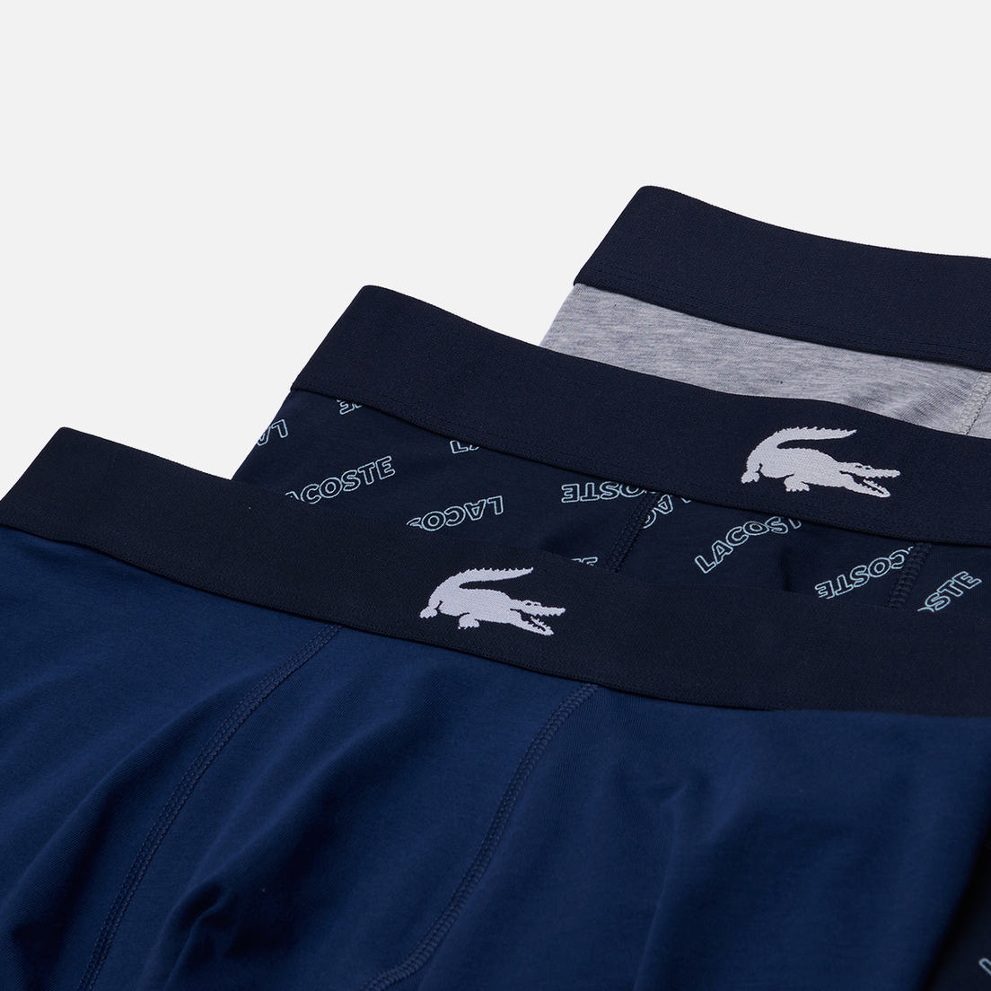 Lacoste Underwear Комплект мужских трусов 3-Pack Trunk Casual