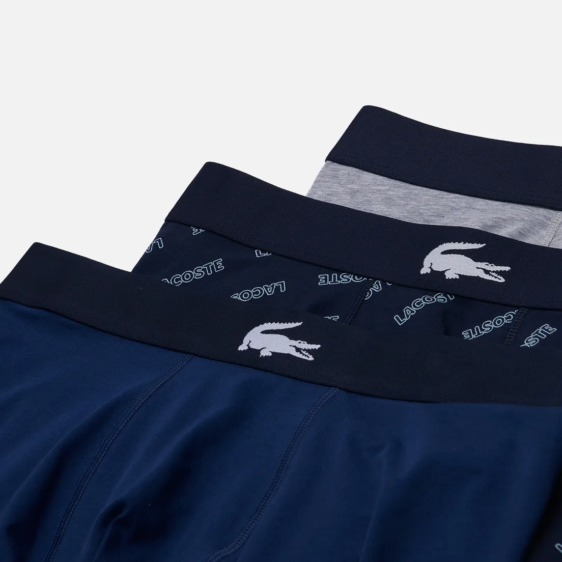 Lacoste Underwear Комплект мужских трусов 3-Pack Trunk Casual