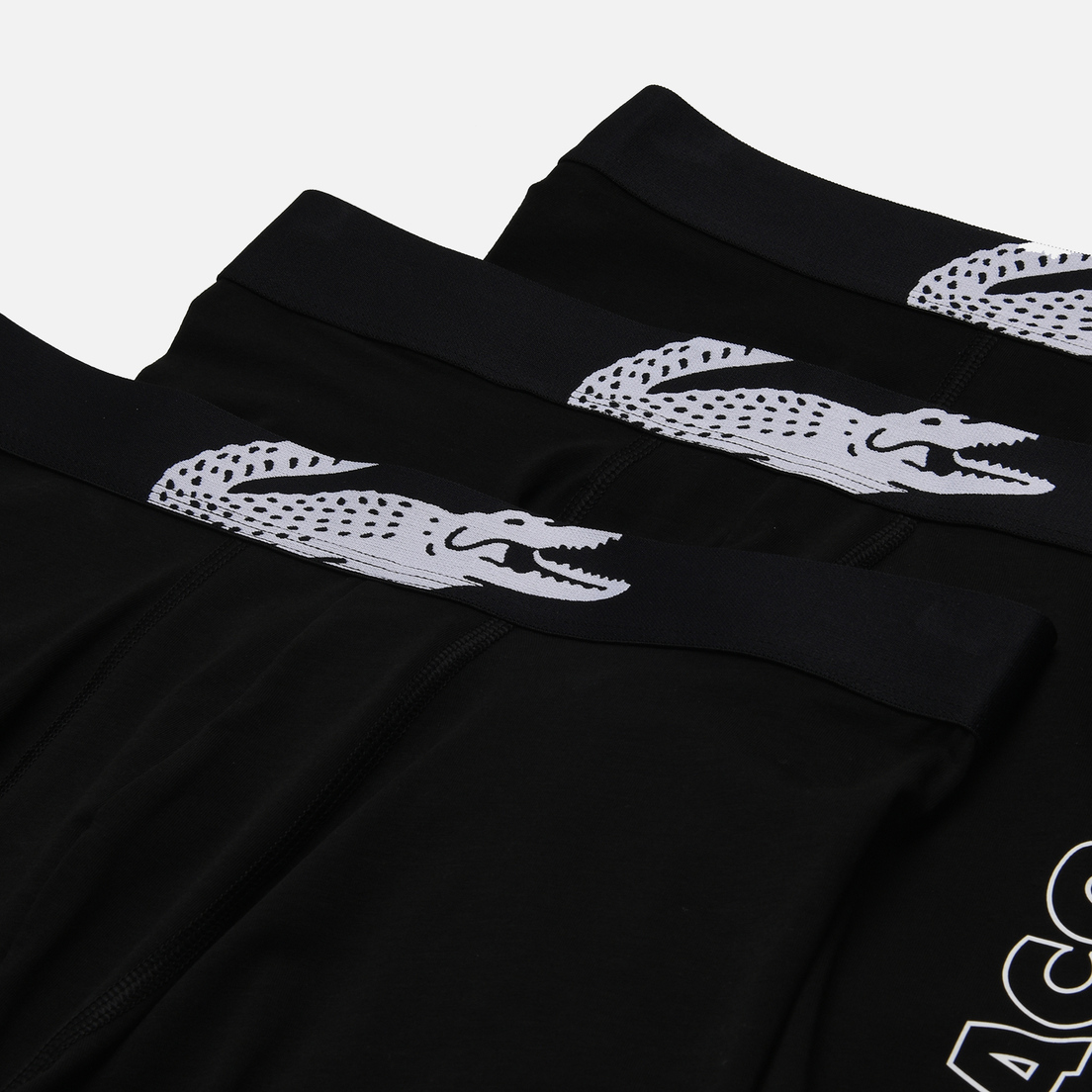 Lacoste Underwear Комплект мужских трусов 3-Pack Crocodile Print Trunk