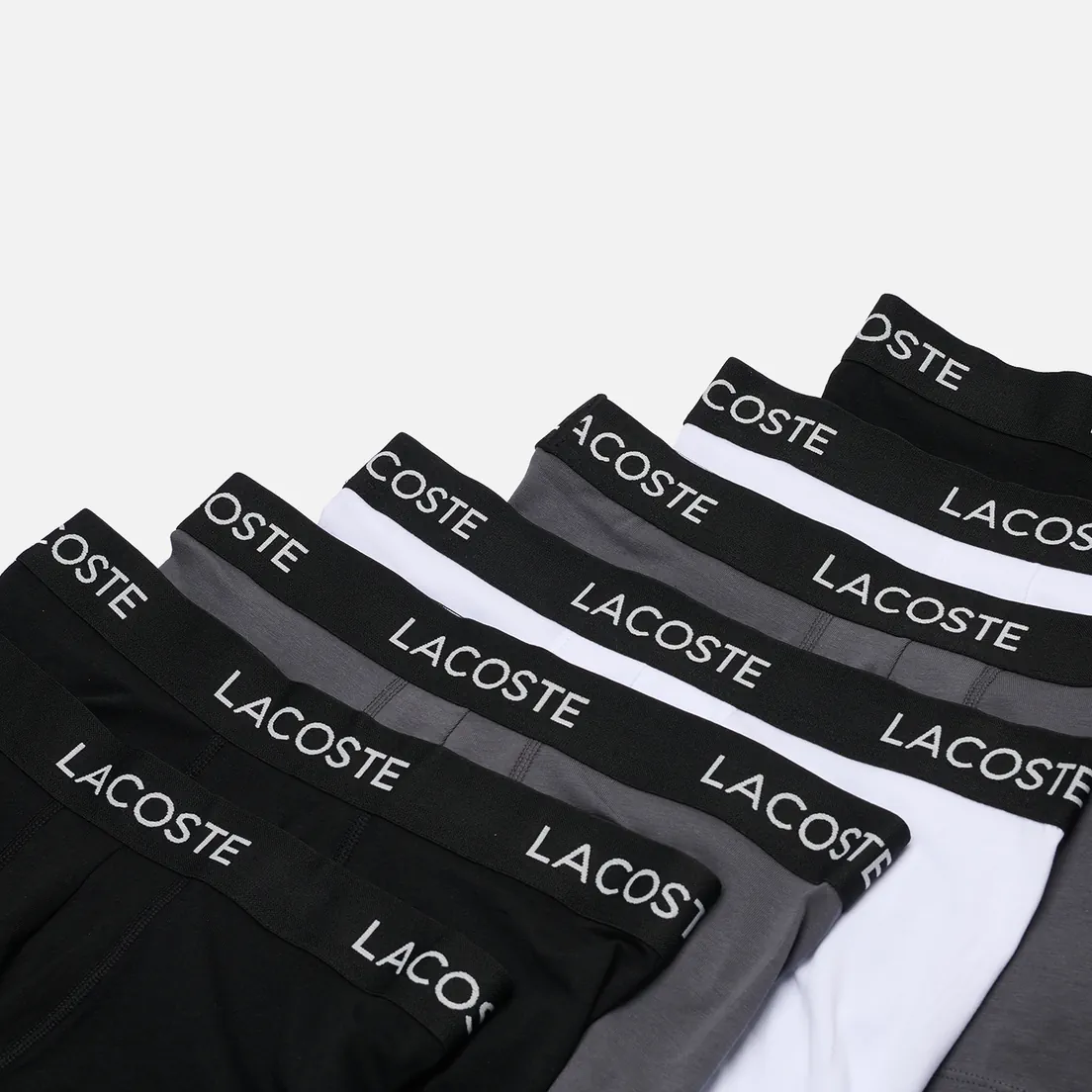 Lacoste Underwear Комплект мужских трусов Cotton Stretch Regular Trunks 7-Pack