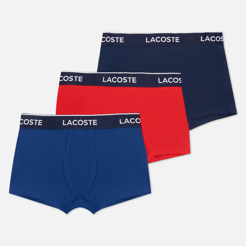 Lacoste Underwear 3 Pack Boxer Casual Contrast Waistband 5H3401 HY0