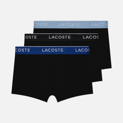 Lacoste Underwear Комплект мужских трусов 3-Pack Boxer Casual Contrast Waistband
