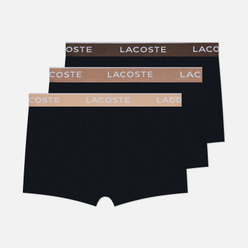 Lacoste Underwear Комплект мужских трусов 3-Pack Boxer Casual Contrast Waistband