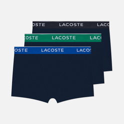 Lacoste Underwear Комплект мужских трусов 3-Pack Boxer Casual Contrast Waistband