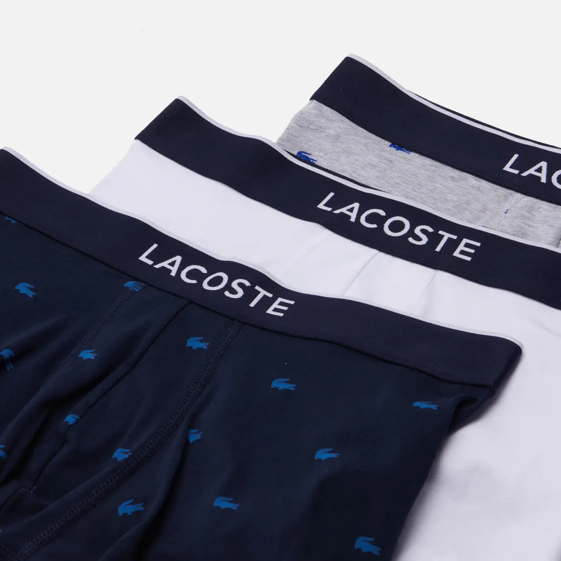 Lacoste Underwear Комплект мужских трусов 3-Pack Casual Signature Boxer
