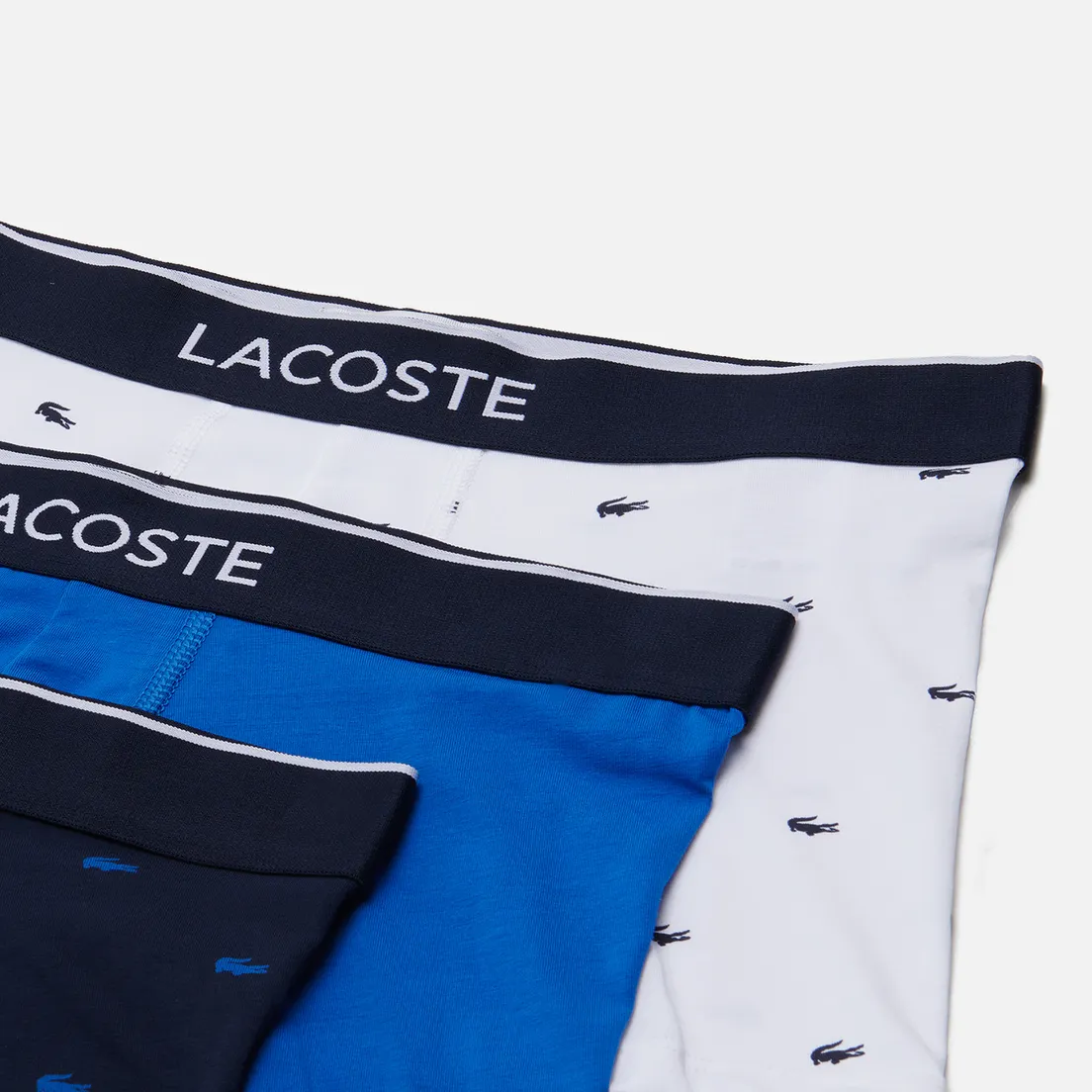 Lacoste Underwear Комплект мужских трусов 3-Pack Casual Signature Boxer