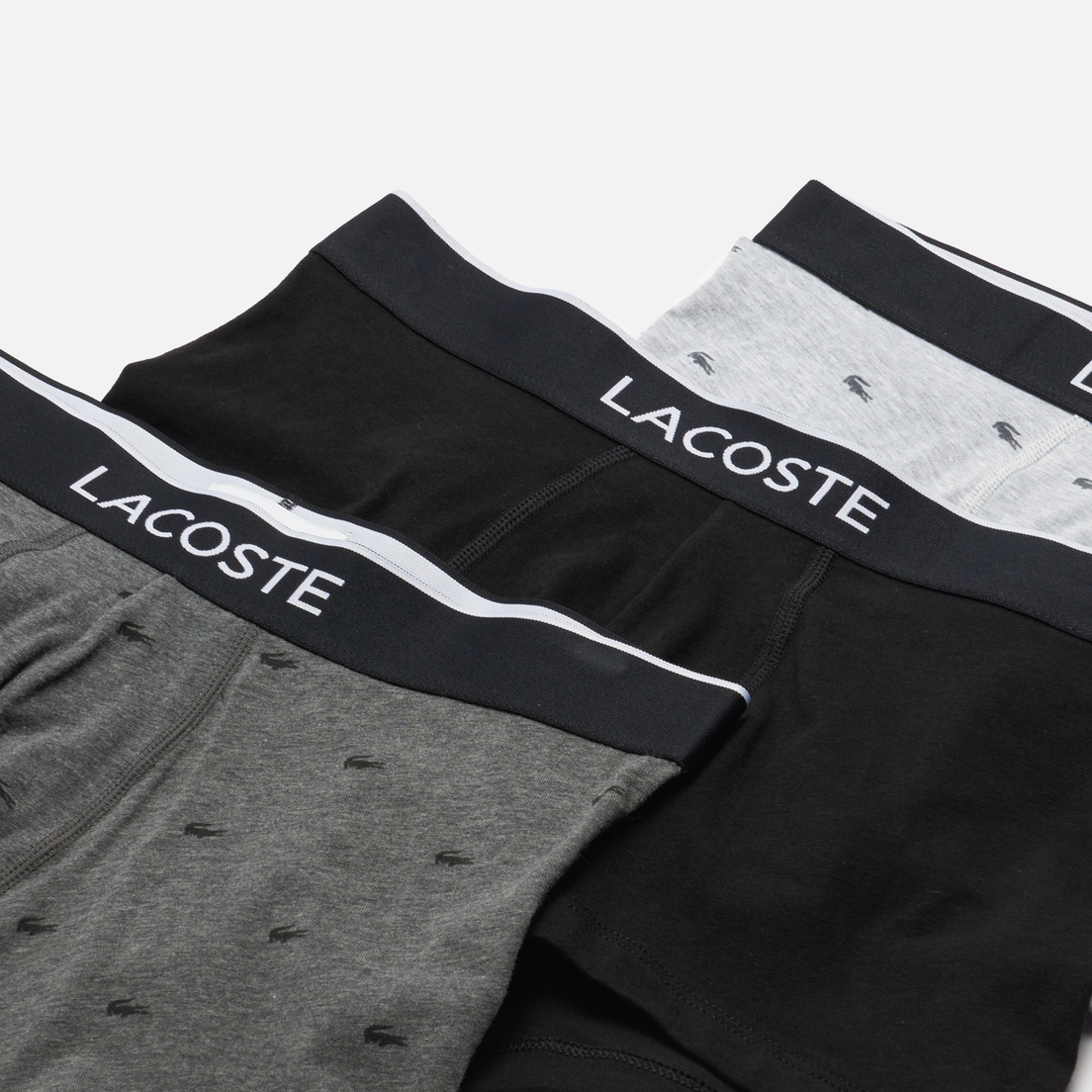Lacoste Underwear Комплект мужских трусов 3-Pack Casual Signature Boxer