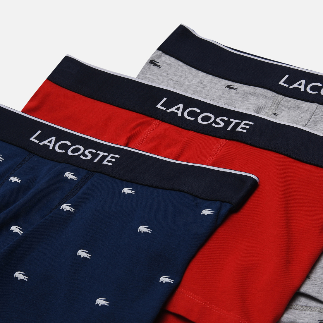 Lacoste Underwear Комплект мужских трусов 3-Pack Casual Signature Boxer