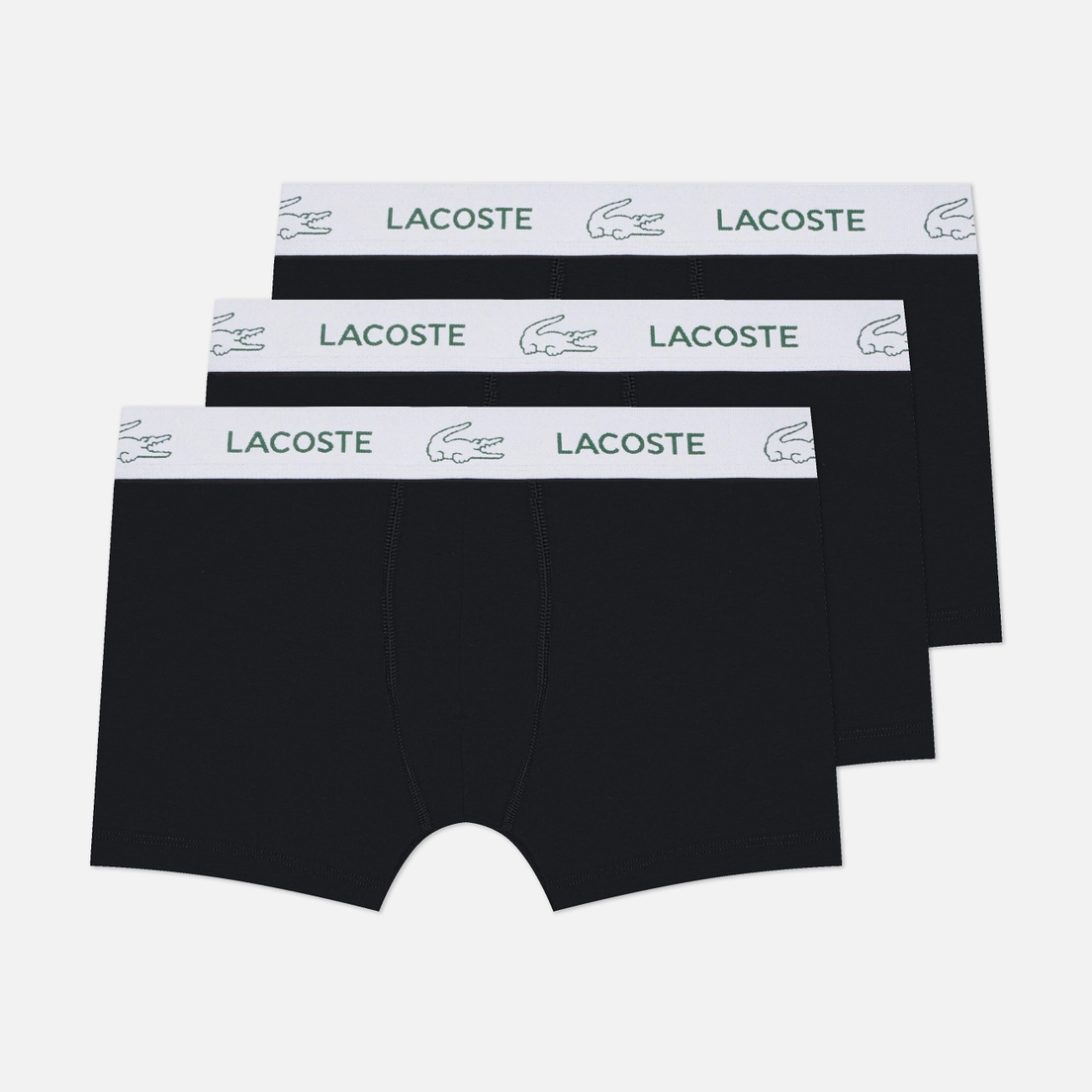 Lacoste Underwear Комплект мужских трусов 3-Pack Stretch Cotton Trunks Signature