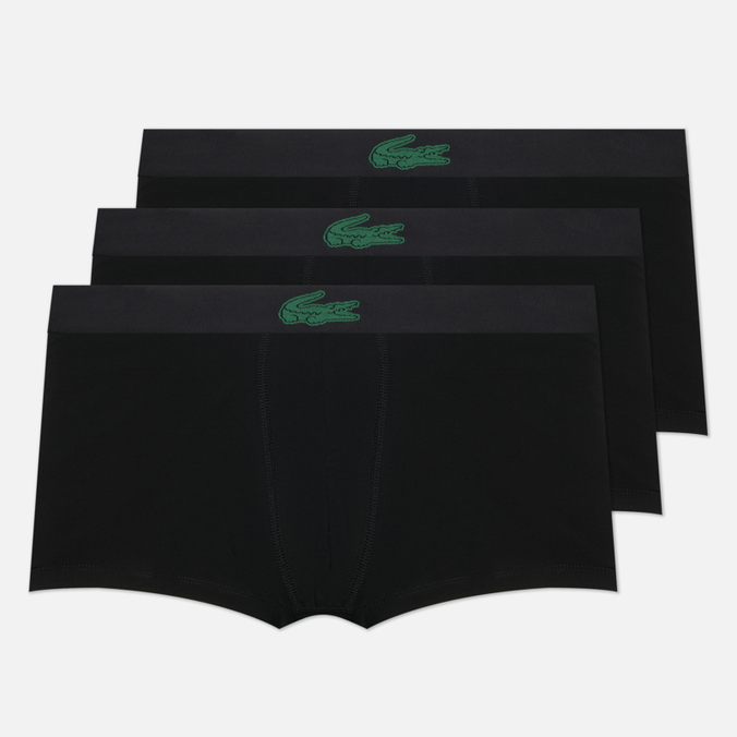 Комплект мужских трусов Lacoste 3-Pack Stretch Cotton Jersey Trunks