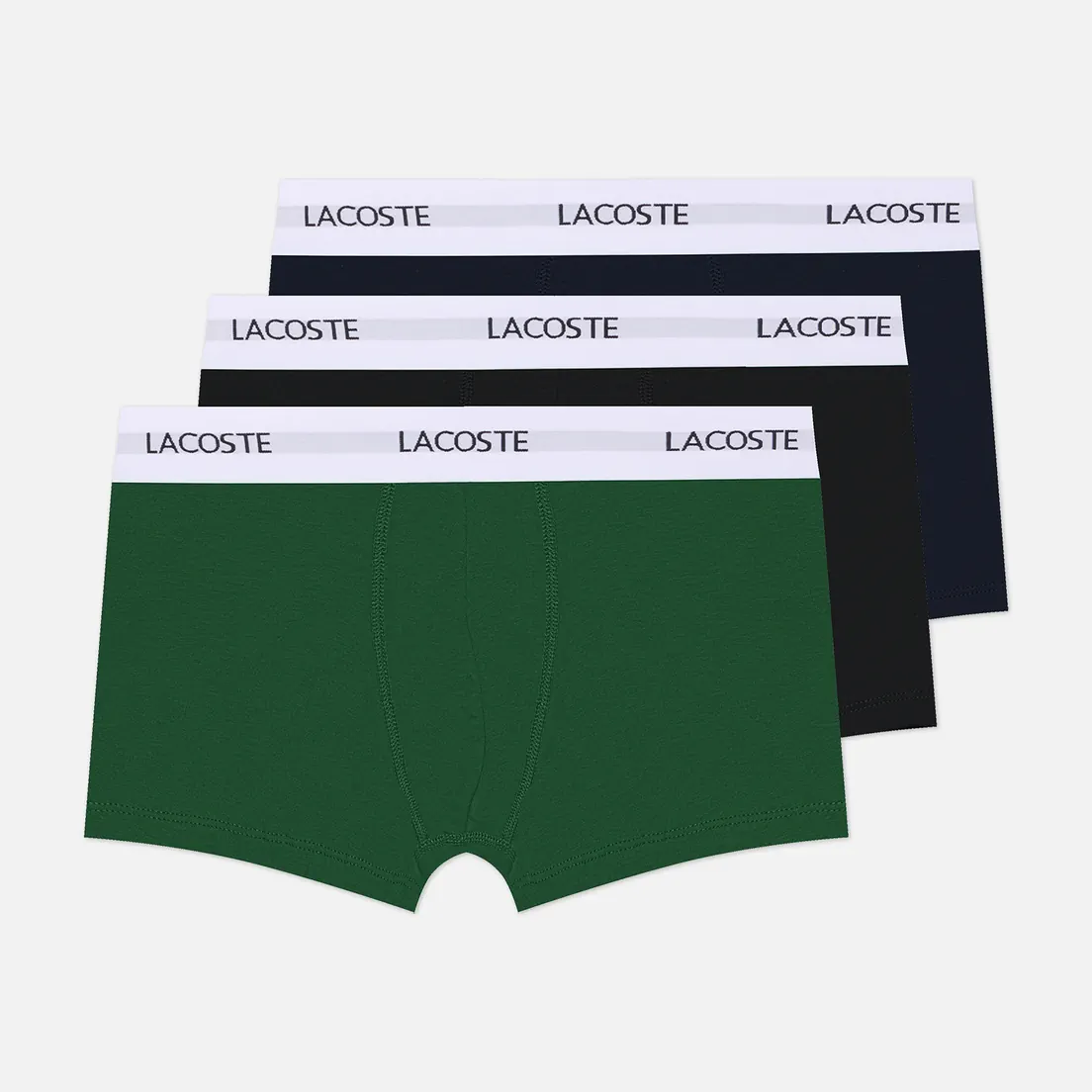 Lacoste Underwear Комплект мужских трусов 3-Pack Stretch Trunks