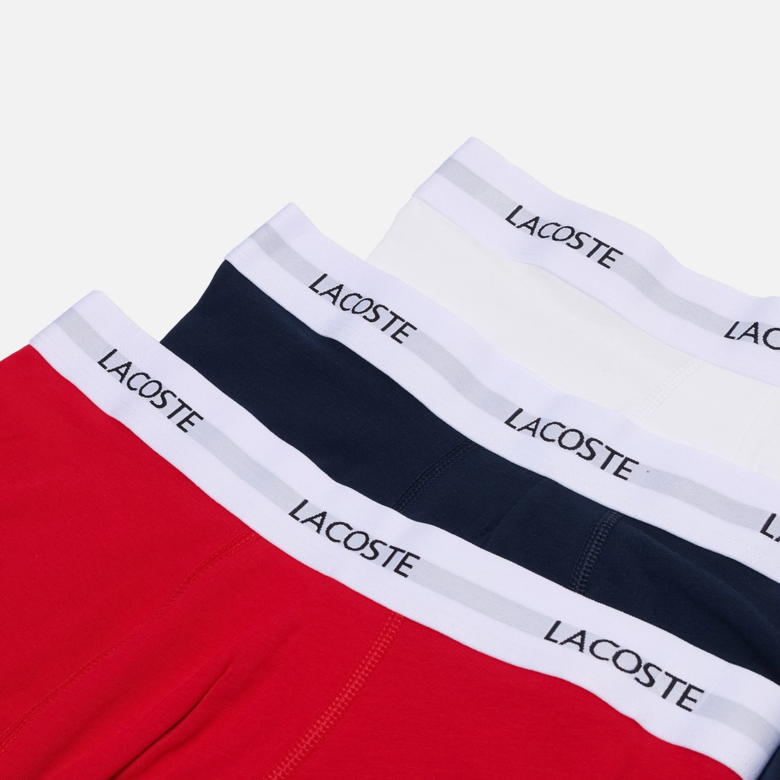 Lacoste Underwear Комплект мужских трусов 3-Pack Stretch Trunks