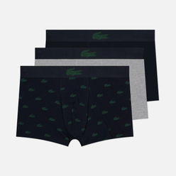 Lacoste Underwear Комплект мужских трусов 3-Pack Crocodile Print Trunks