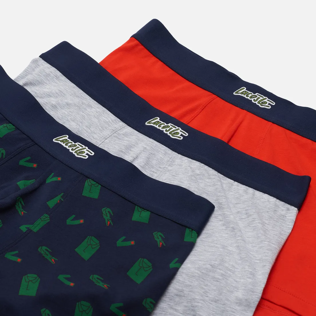 Lacoste Underwear Комплект мужских трусов 3-Pack Boxer Casual Christmas Edition