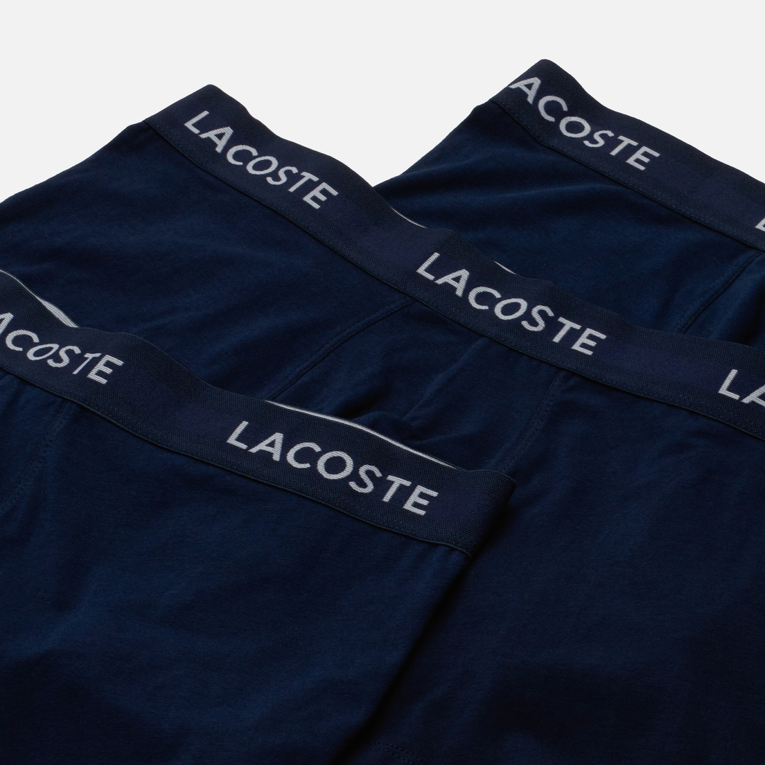 Lacoste Underwear Комплект мужских трусов 3-Pack Iconic Waist Logo