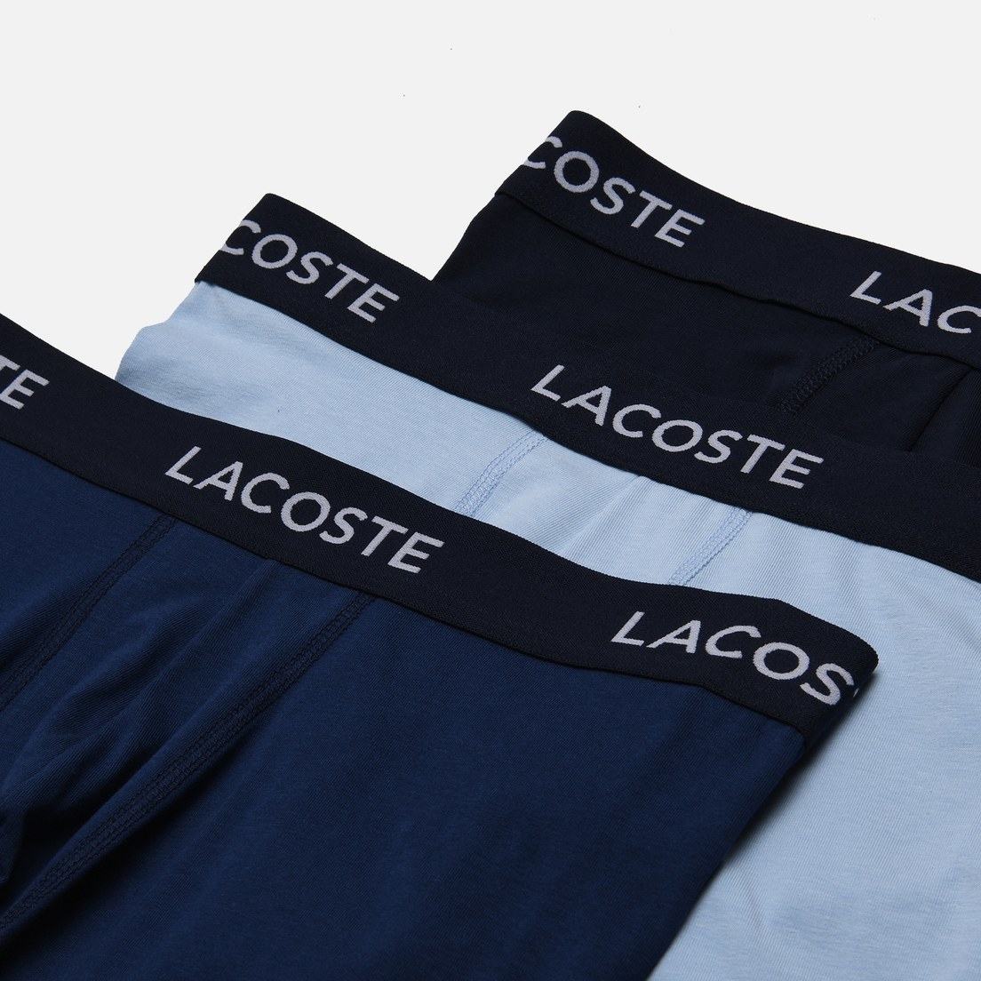 Lacoste Underwear Комплект мужских трусов 3-Pack Iconic Waist Logo