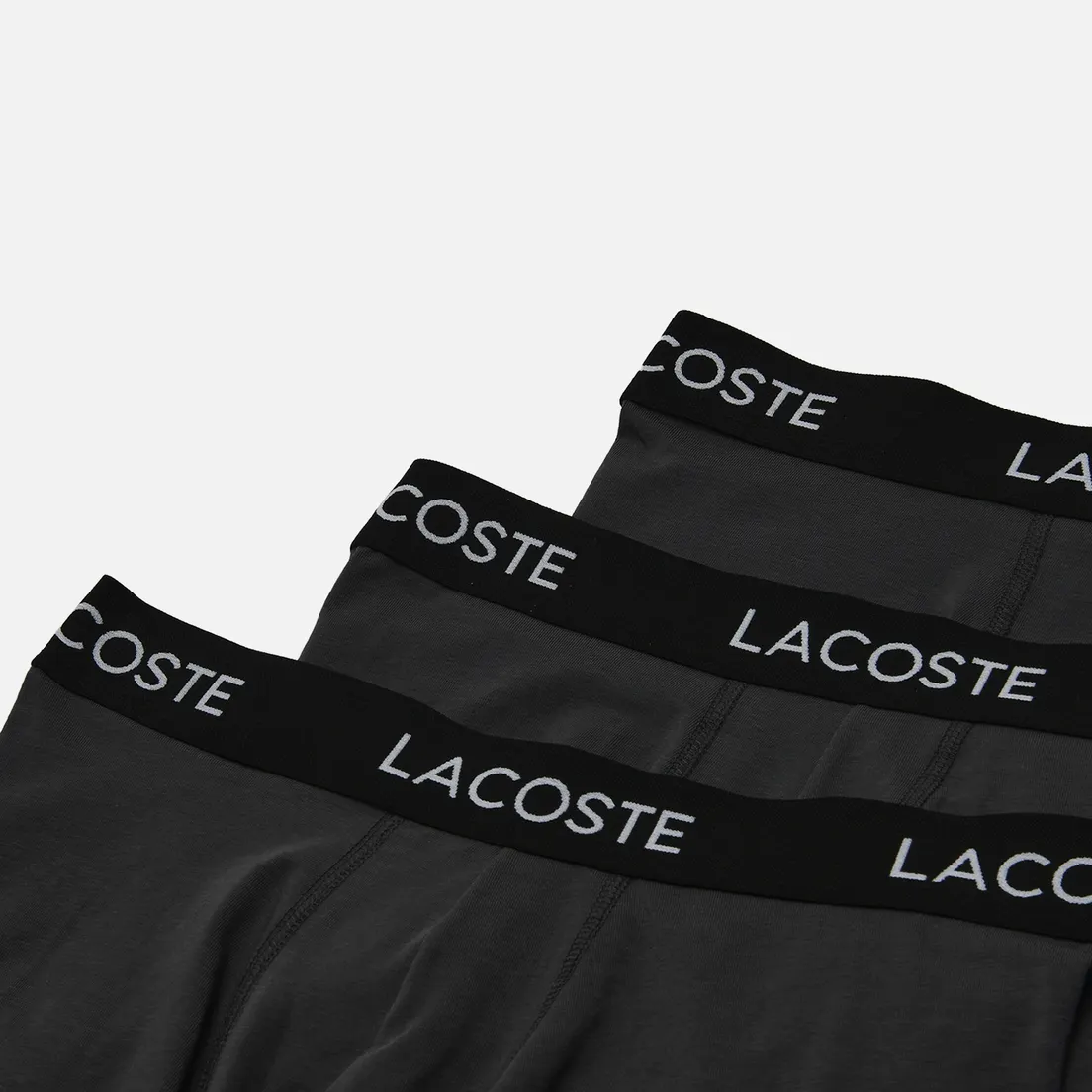 Lacoste Underwear Комплект мужских трусов 3-Pack Iconic Waist Logo