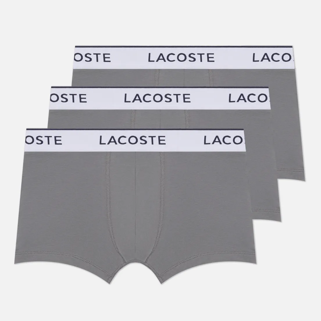 Lacoste Underwear Комплект мужских трусов 3-Pack Stretch Cotton Stretch Trunks