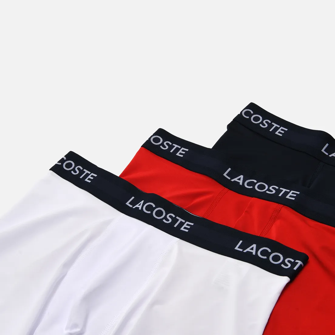 Lacoste Underwear Комплект мужских трусов Microfiber Trunk 3-Pack
