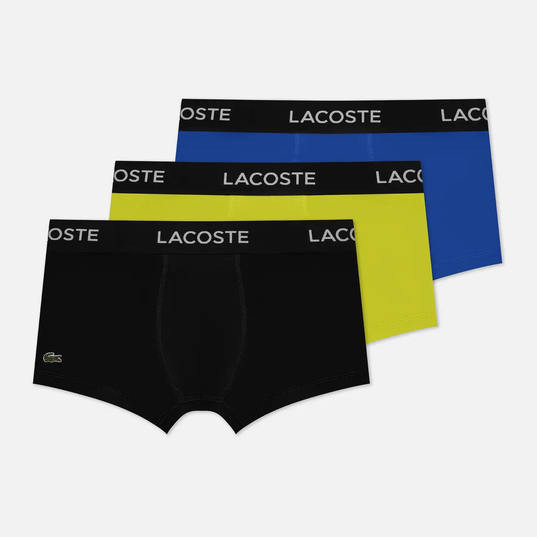 Lacoste Underwear Комплект мужских трусов Microfiber Trunk 3-Pack