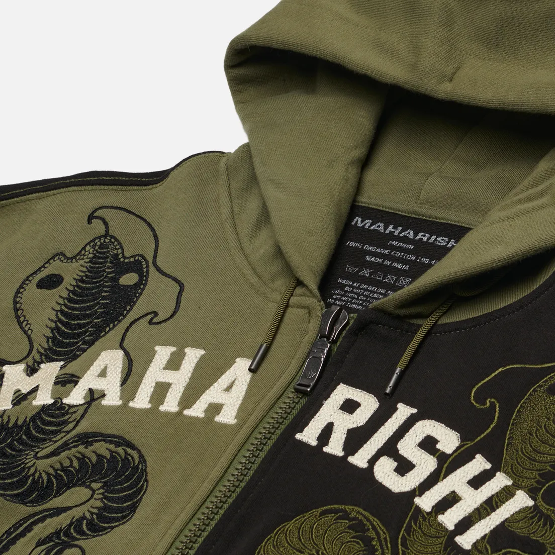 maharishi Мужская толстовка Cobra Zipped Hoodie