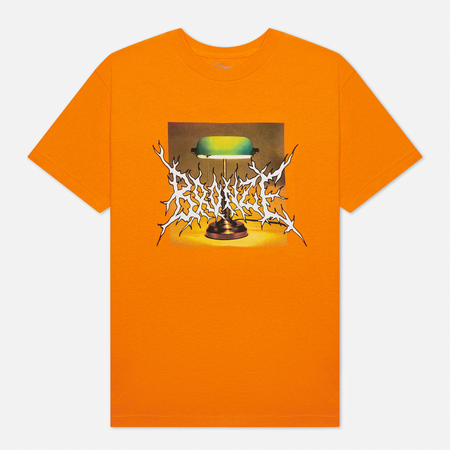 Мужская футболка Bronze 56K Death Metal Lamp, цвет оранжевый, размер M