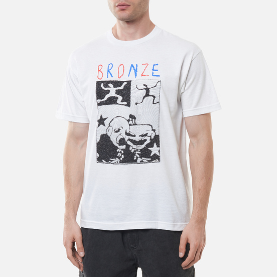 Мужская футболка Bronze 56K Dej White