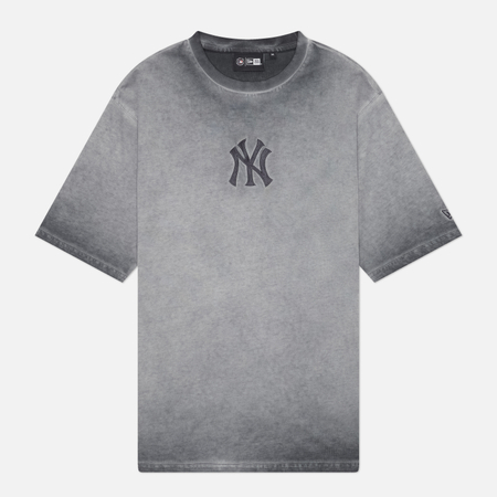Мужская футболка New Era MLB Washed Logo New York Yankees, цвет серый
