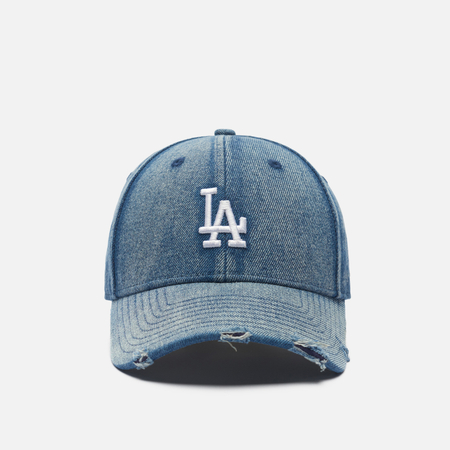 фото Кепка new era acid wash denim 9forty la dodgers, цвет голубой