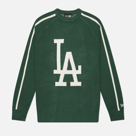 Мужской свитер New Era MLB Knit Los Angeles Dogers, цвет зелёный, размер M