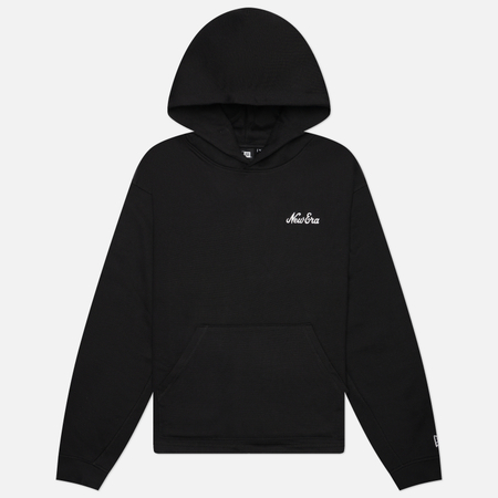 Мужская толстовка New Era Open Hem Hoodie, цвет чёрный, размер XL