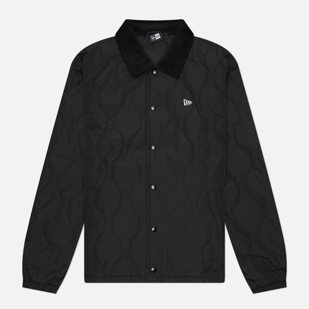 Мужская демисезонная куртка New Era Quilted Coaches, цвет чёрный, размер XL