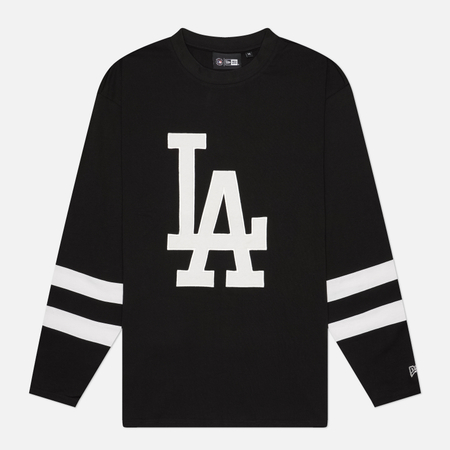 Мужской лонгслив New Era MLB Oversized Los Angeles Dodgers, цвет чёрный, размер XL
