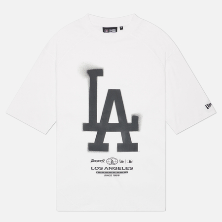Мужская футболка New Era MLB Boxy Graphic Los Angeles Dodgers, цвет белый, размер M