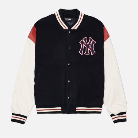 Мужская куртка бомбер New Era MLB Varsity New York Yankees, цвет синий, размер XXL