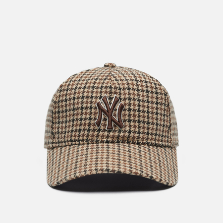 Кепка New Era Check 9Twenty AF New York Yankees, цвет бежевый
