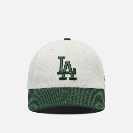 Кепка New Era Cord 9Forty MC Los Angeles Dodgers, цвет бежевый