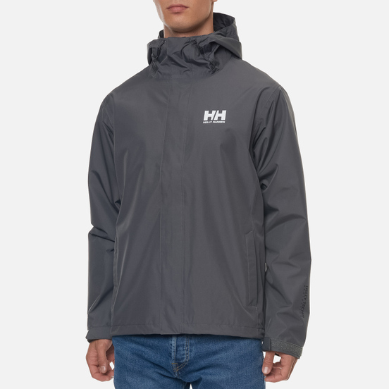 Мужская куртка ветровка Helly Hansen Seven J Charcoal