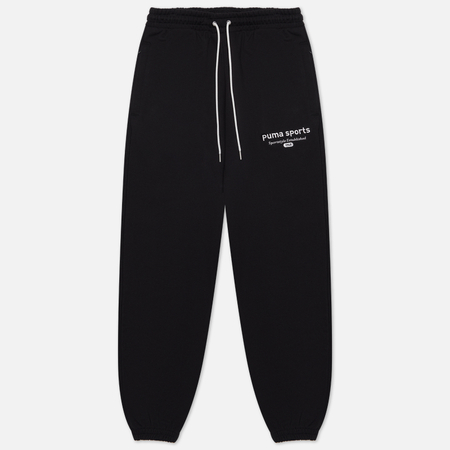 фото Мужские брюки puma puma sports team tr, цвет чёрный, размер s