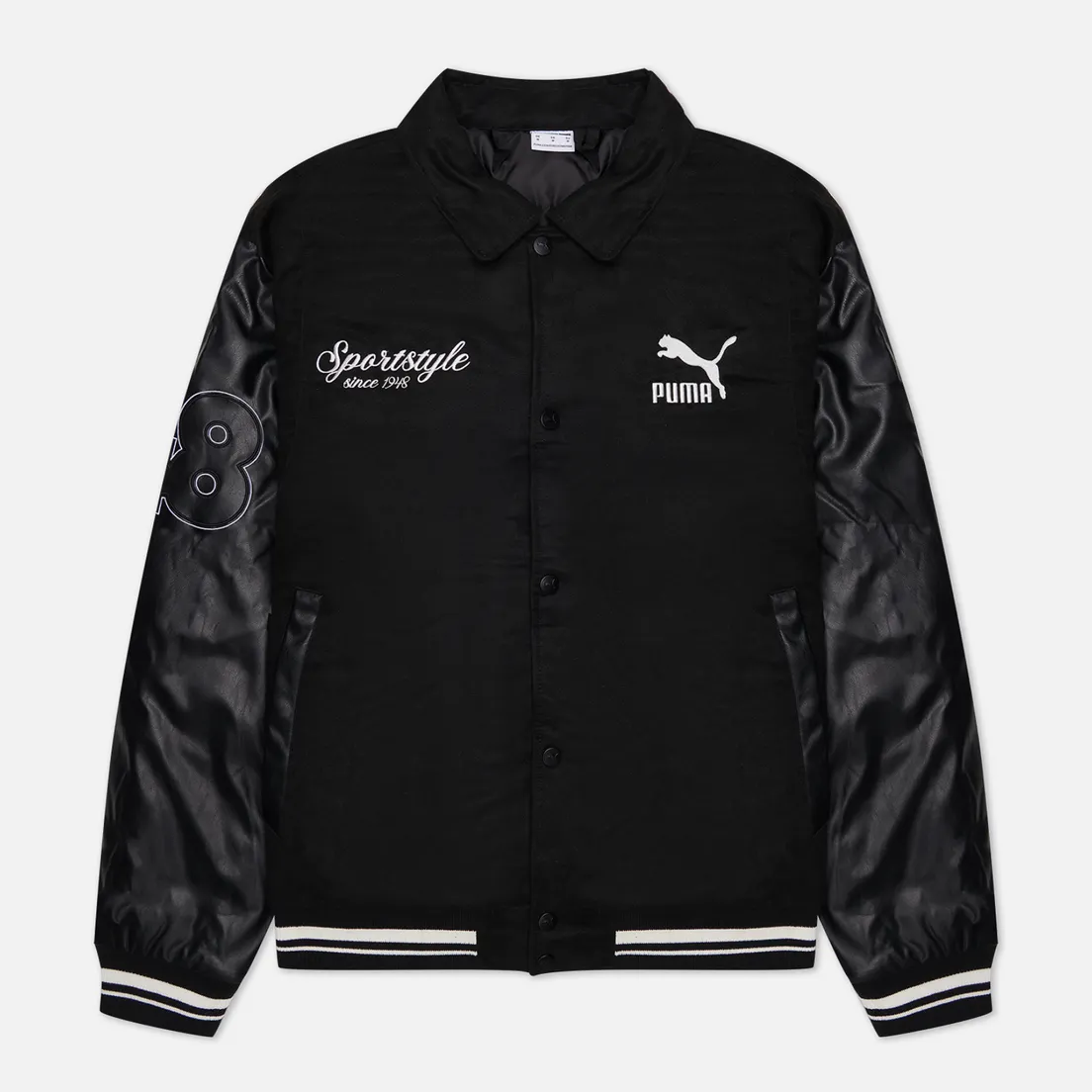 Puma Мужская куртка бомбер Puma Team Varsity