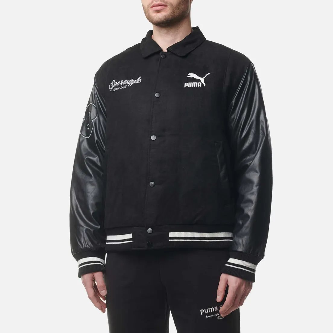 Puma Мужская куртка бомбер Puma Team Varsity